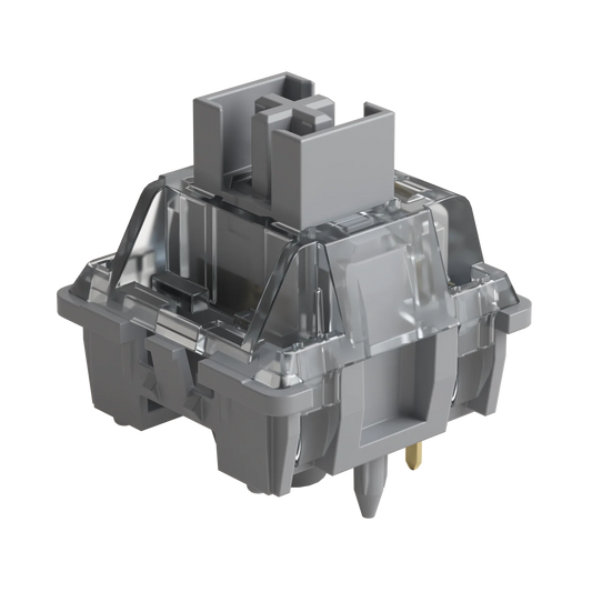 Akko V3 Silver pro Switches 5 Pin 40gf خطي مع ساق مقاوم للغبار