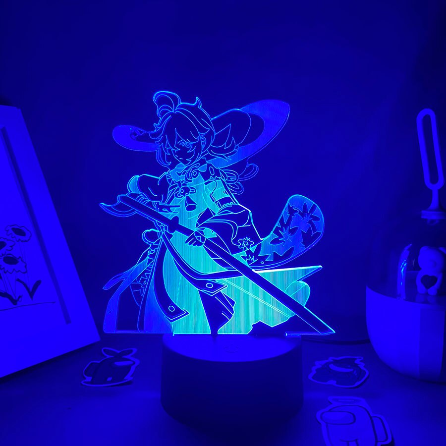 Genshin Impact Kaedehara Kazuha 3D LED Night Lights