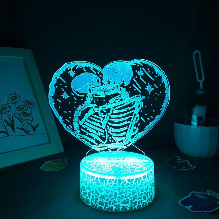 Skeleton Image 3D LED Neon Night Lights
