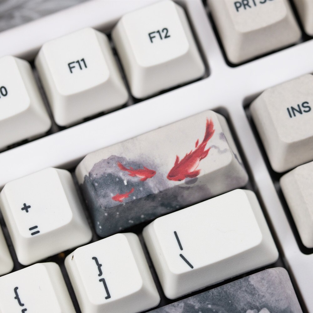 Fine Koi Keycaps PBT 5 Faces OEM Profile Keycaps