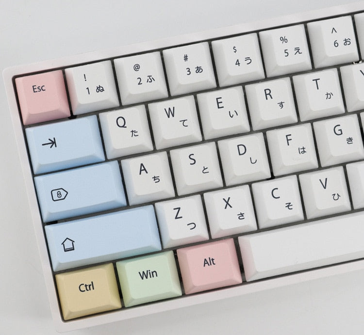 Sea Chalk Keycaps Cherry Profile