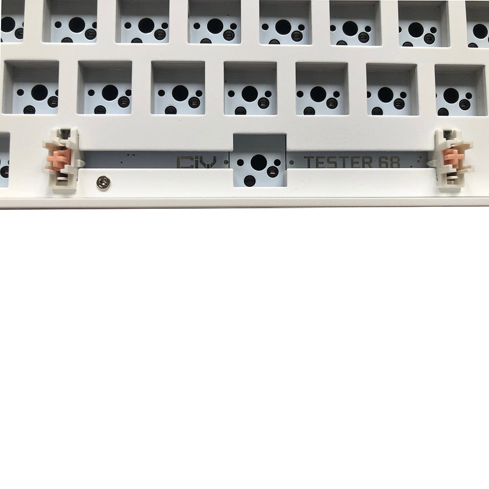 TESTER 68Keys White Wireless