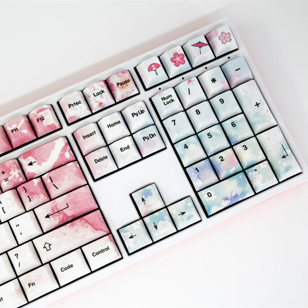 Cherry Blossom Keycaps PBT 5 Face