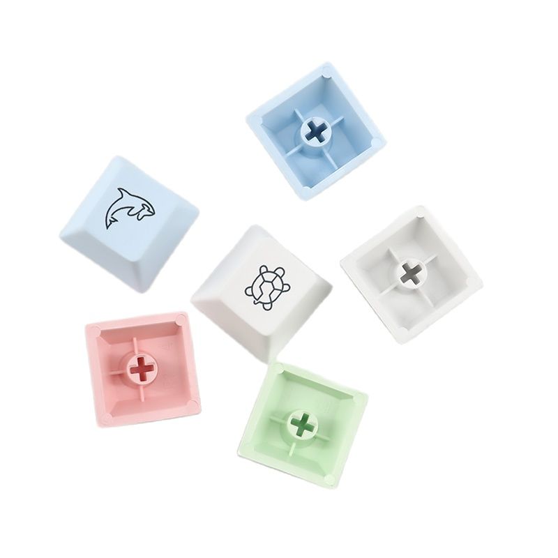 Sea Chalk Keycaps Cherry Profile