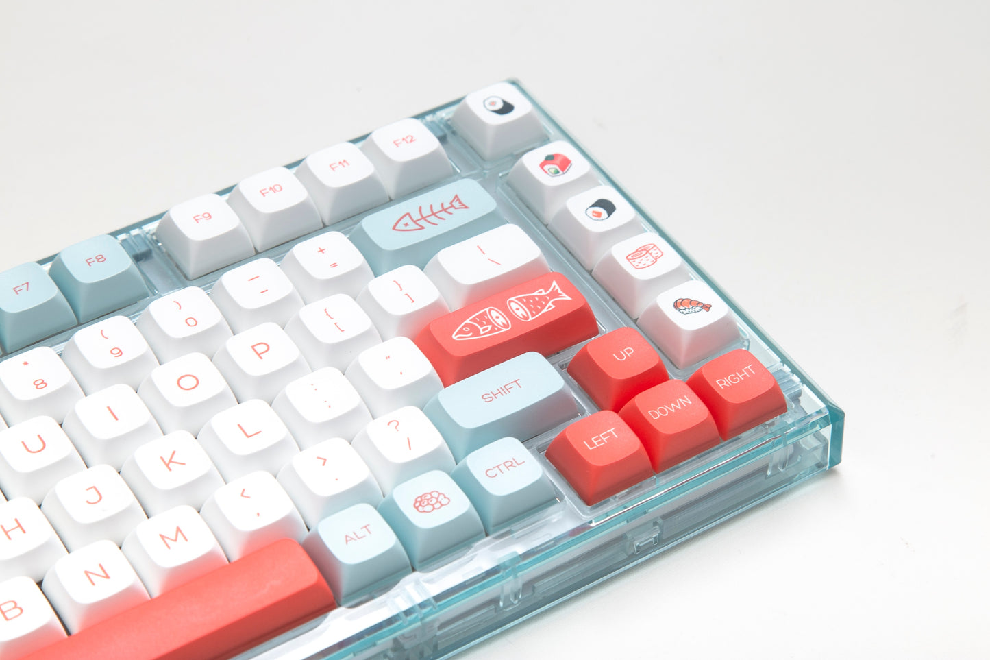 Salmon Keycaps PBT XDA Profile