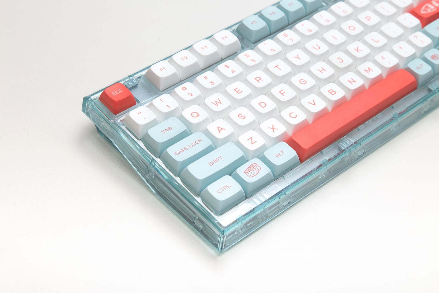 Salmon Keycaps PBT XDA Profile