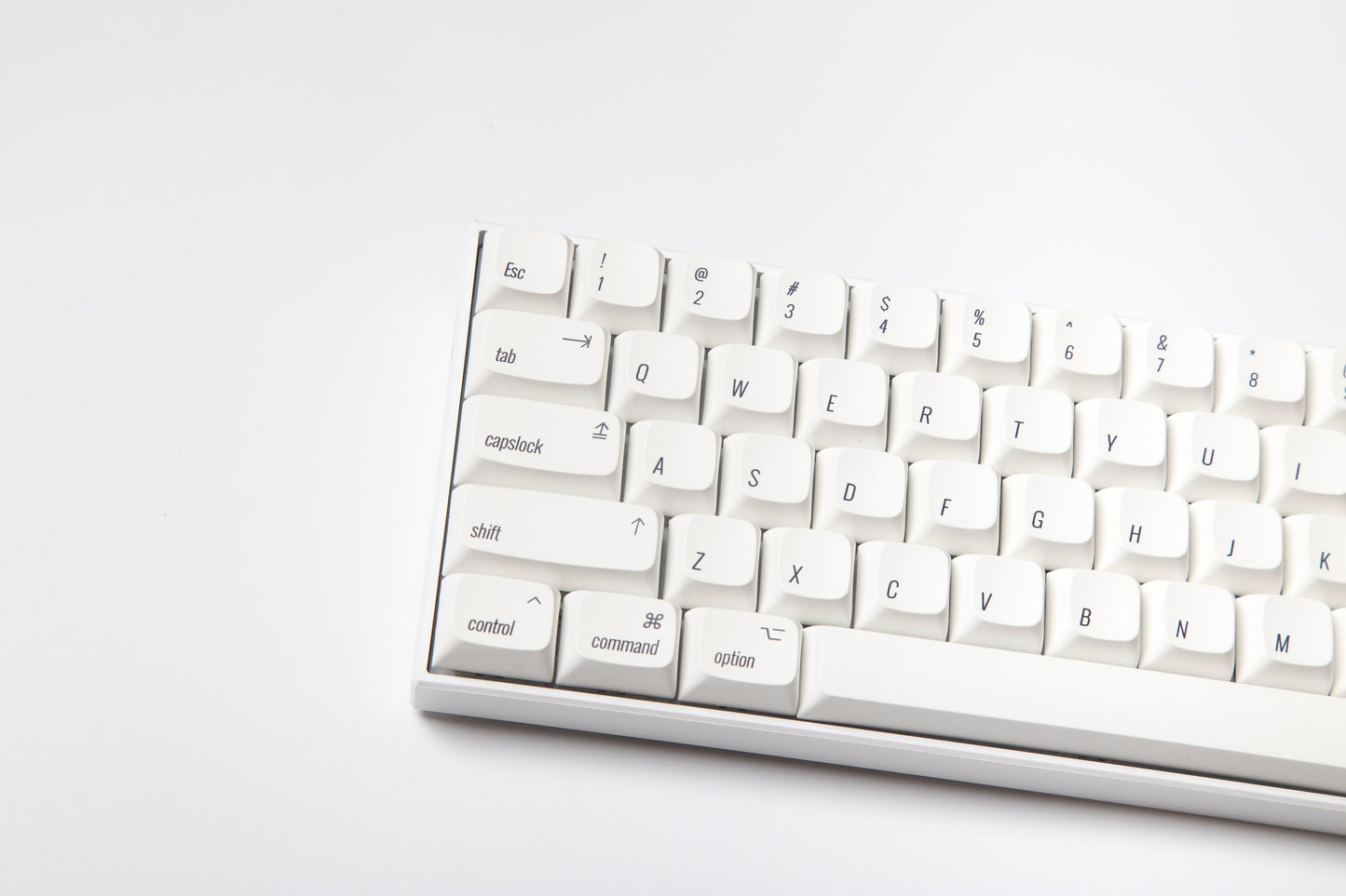 Minimalist White Style PBT Keycap XDA Profile Keycaps