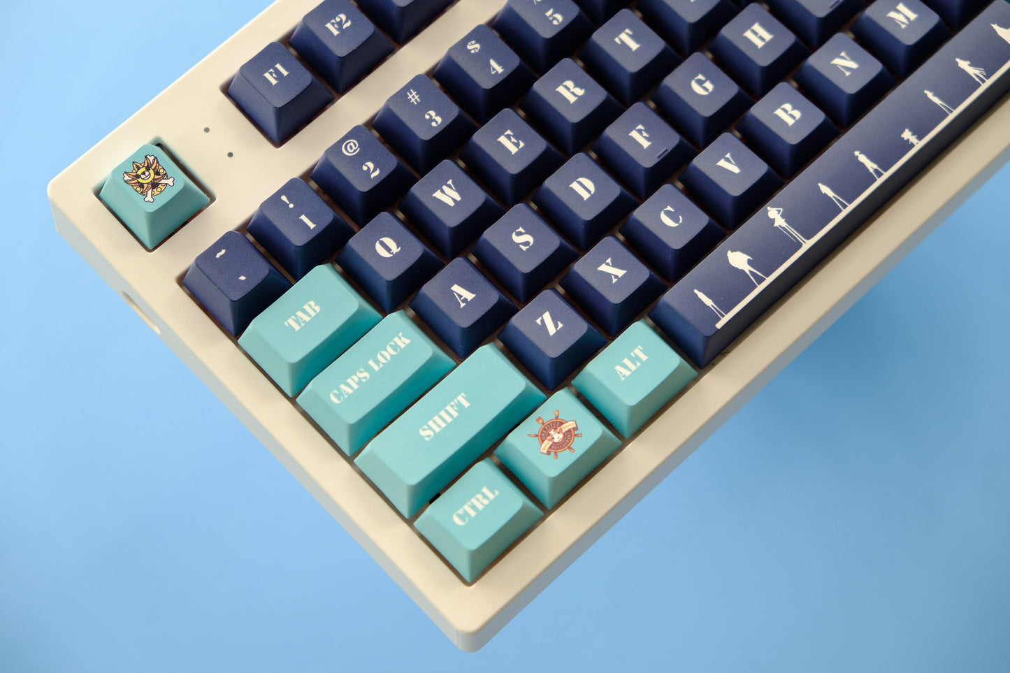 One Piece PBT Keycaps Cherry Profile