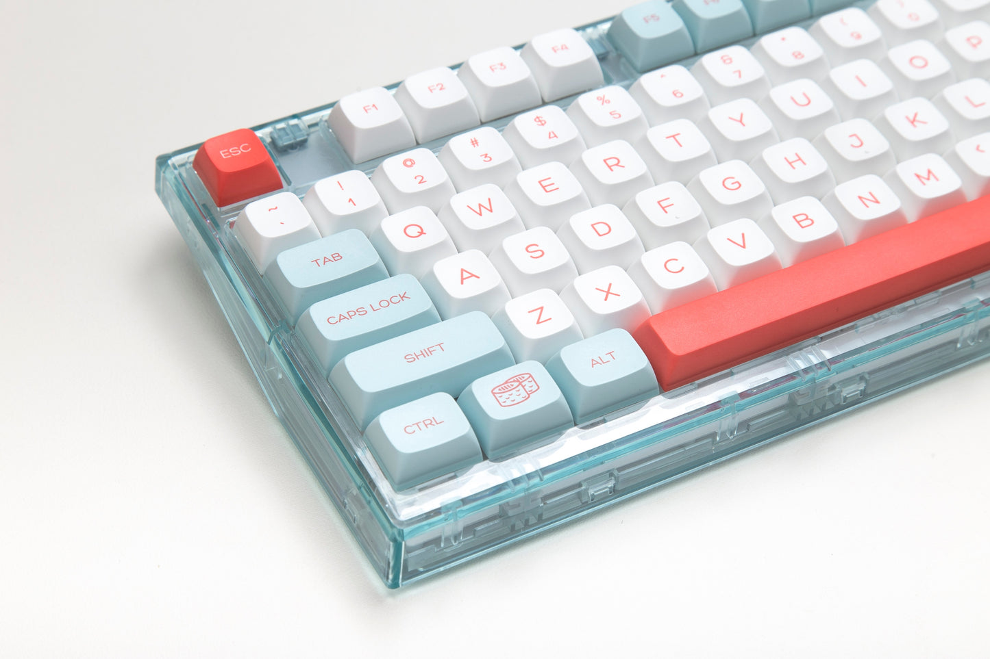 Salmon Keycaps PBT XDA Profile
