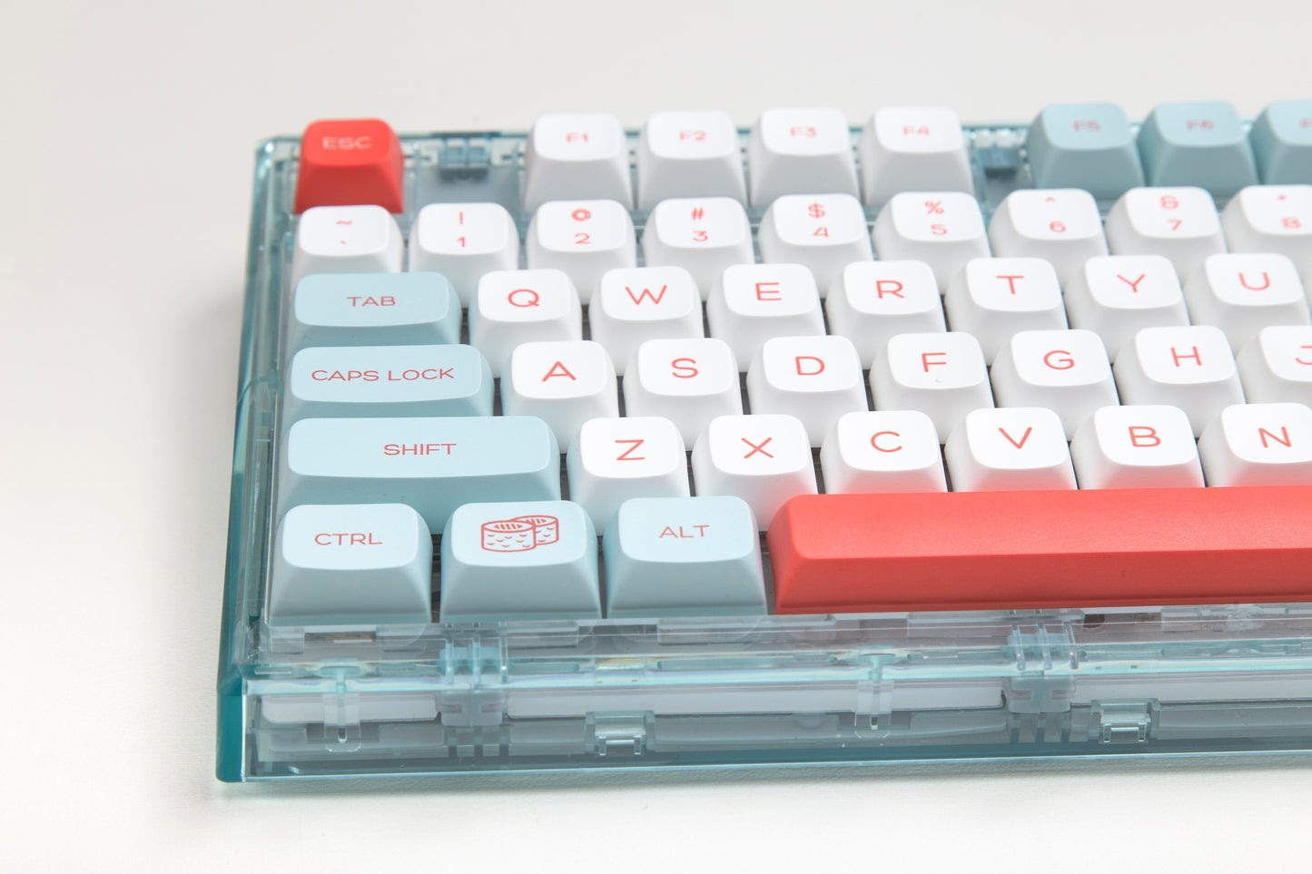 Salmon Keycaps PBT XDA Profile