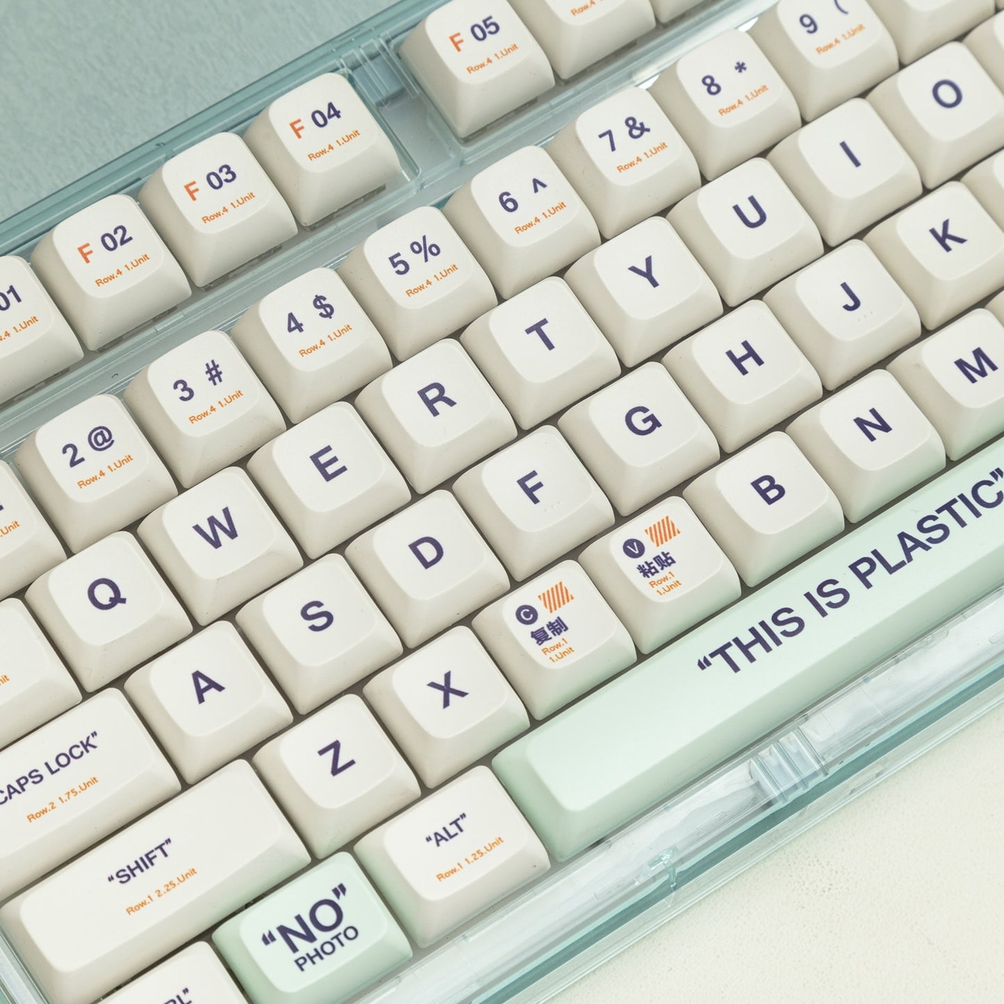 Plastic Keycaps QSA Profile PBT Keycaps