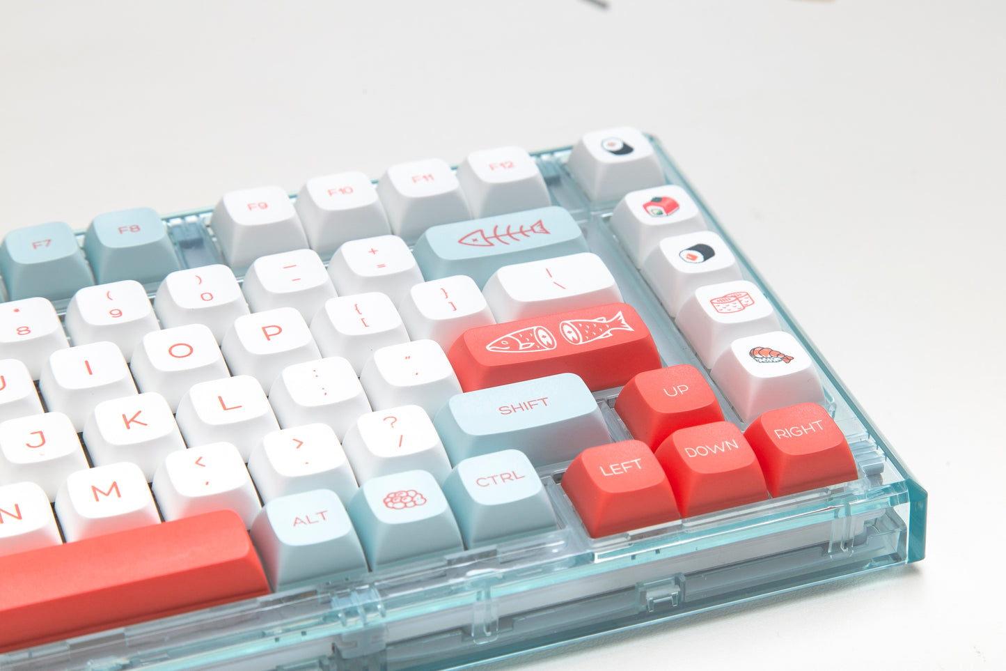 Salmon Keycaps PBT XDA Profile