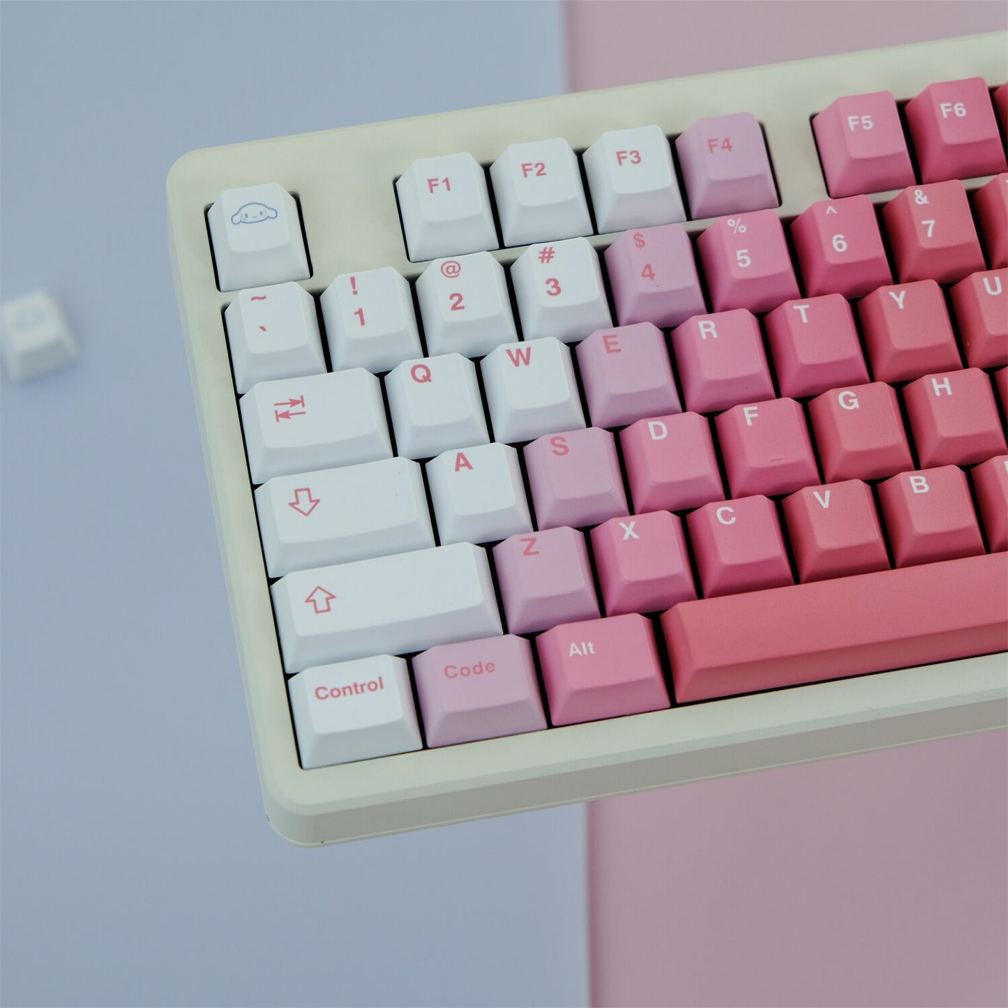 Gradient Powder PBT Cherry Profile Keycaps