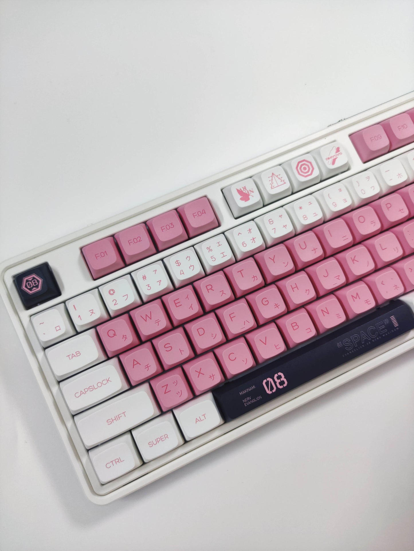 EVA 08 PBT XDA Profile Keycaps