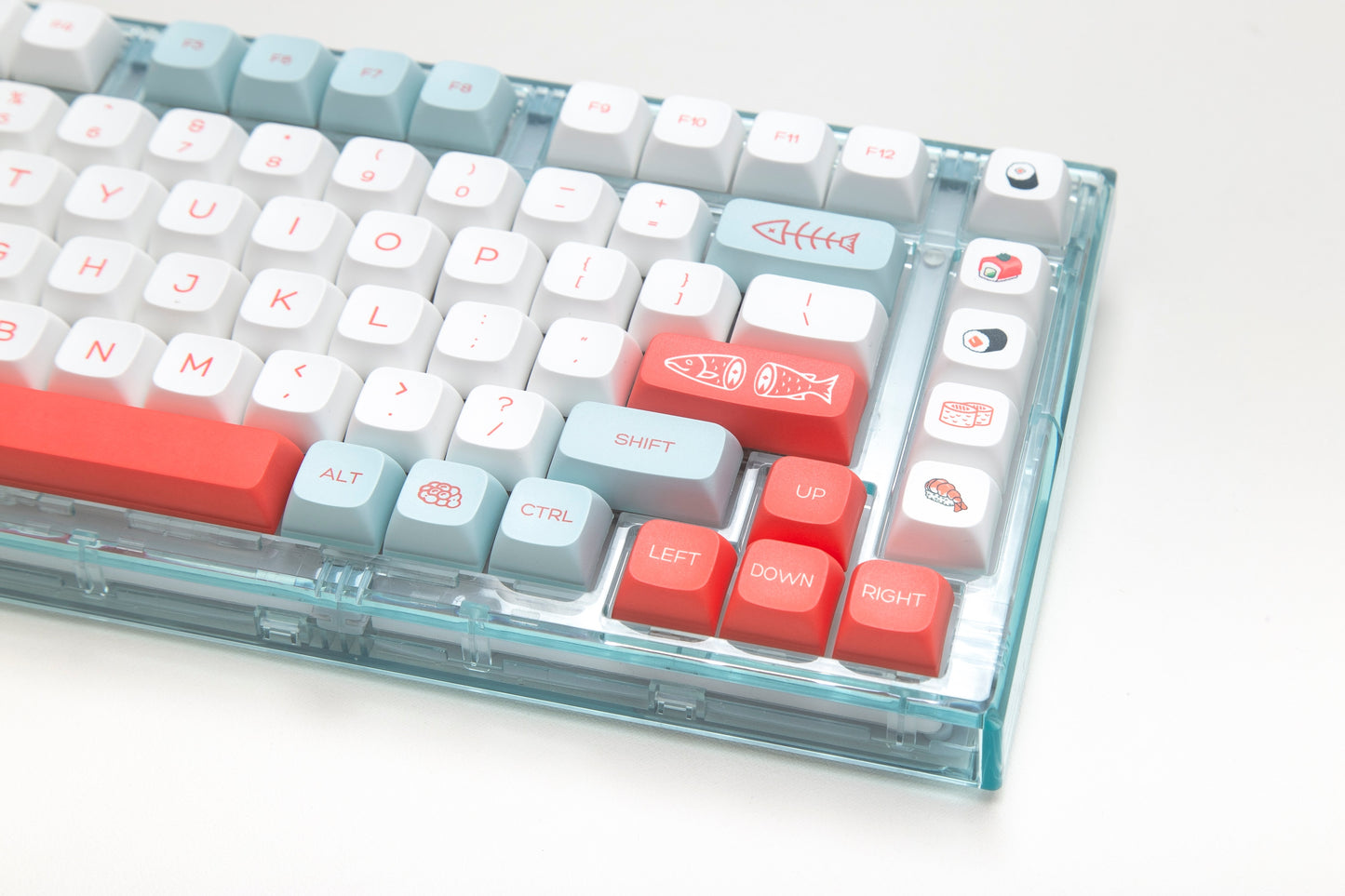 Salmon Keycaps PBT XDA Profile