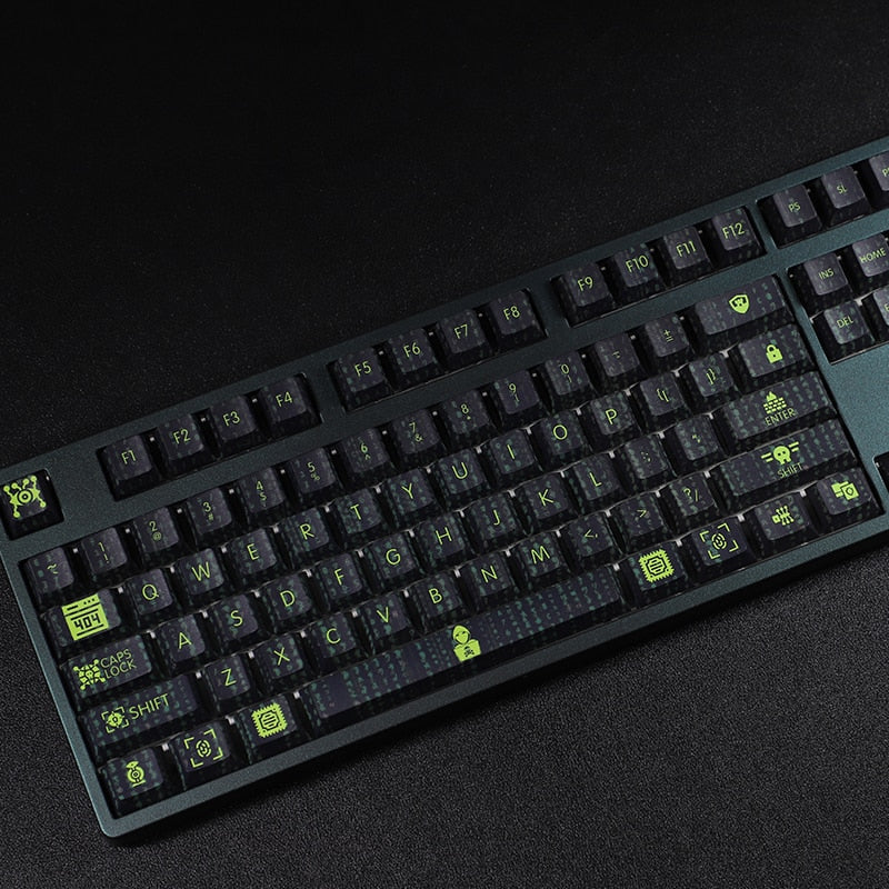 Hacker Theme PBT keycaps