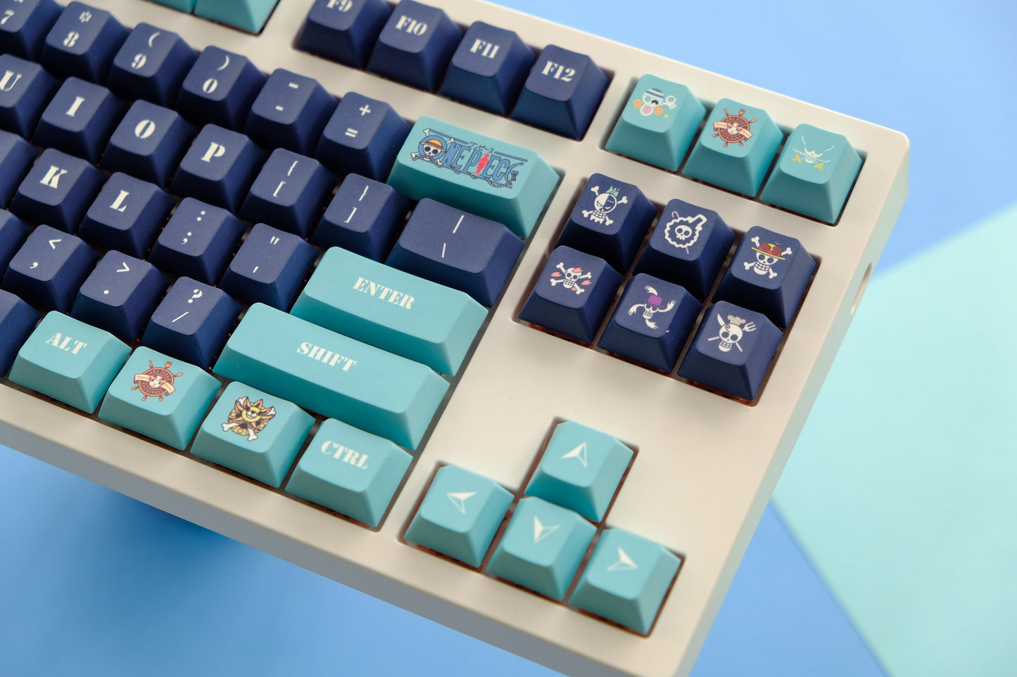 One Piece PBT Keycaps Cherry Profile
