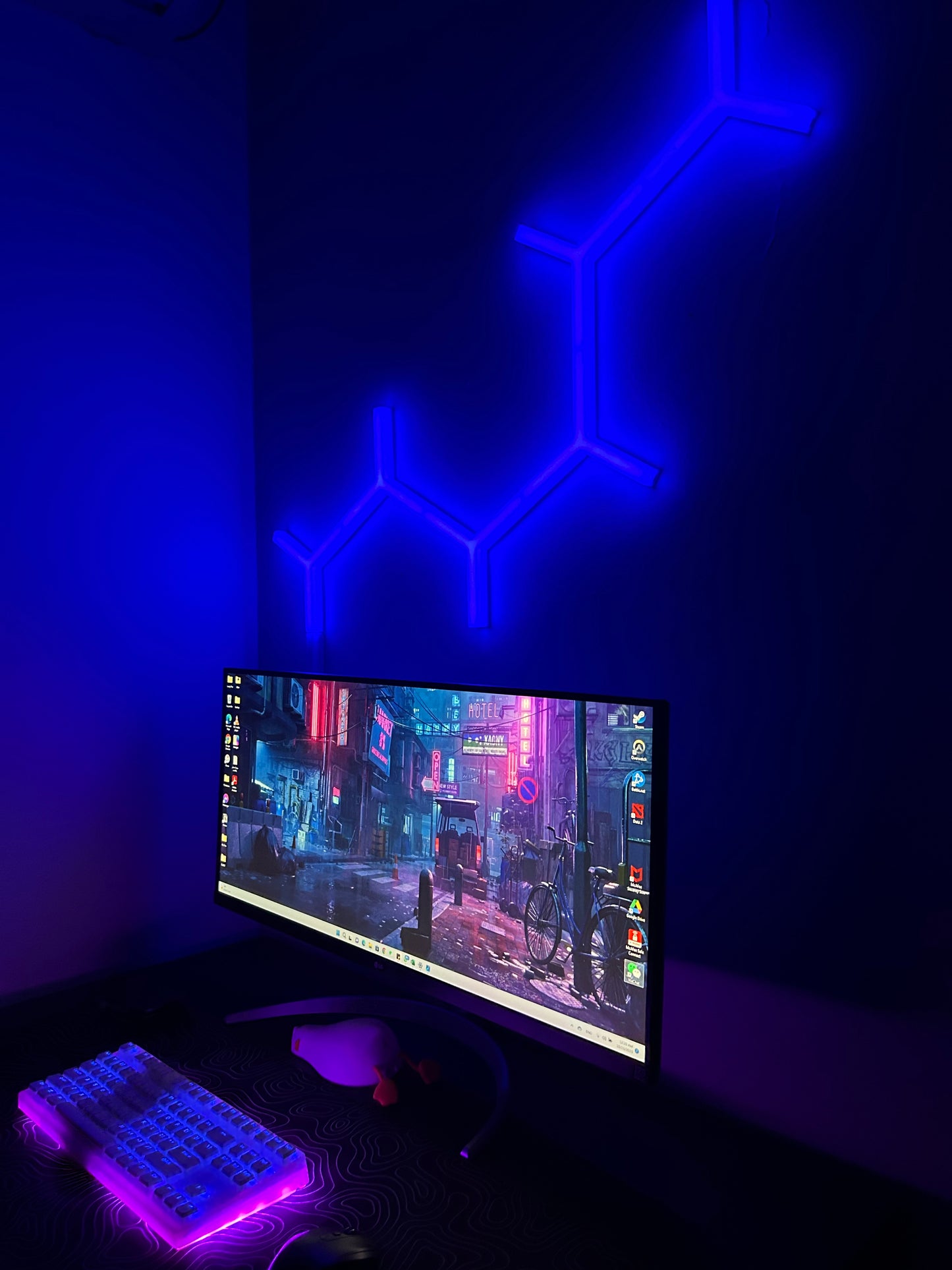 Honey Comb RGB Lights