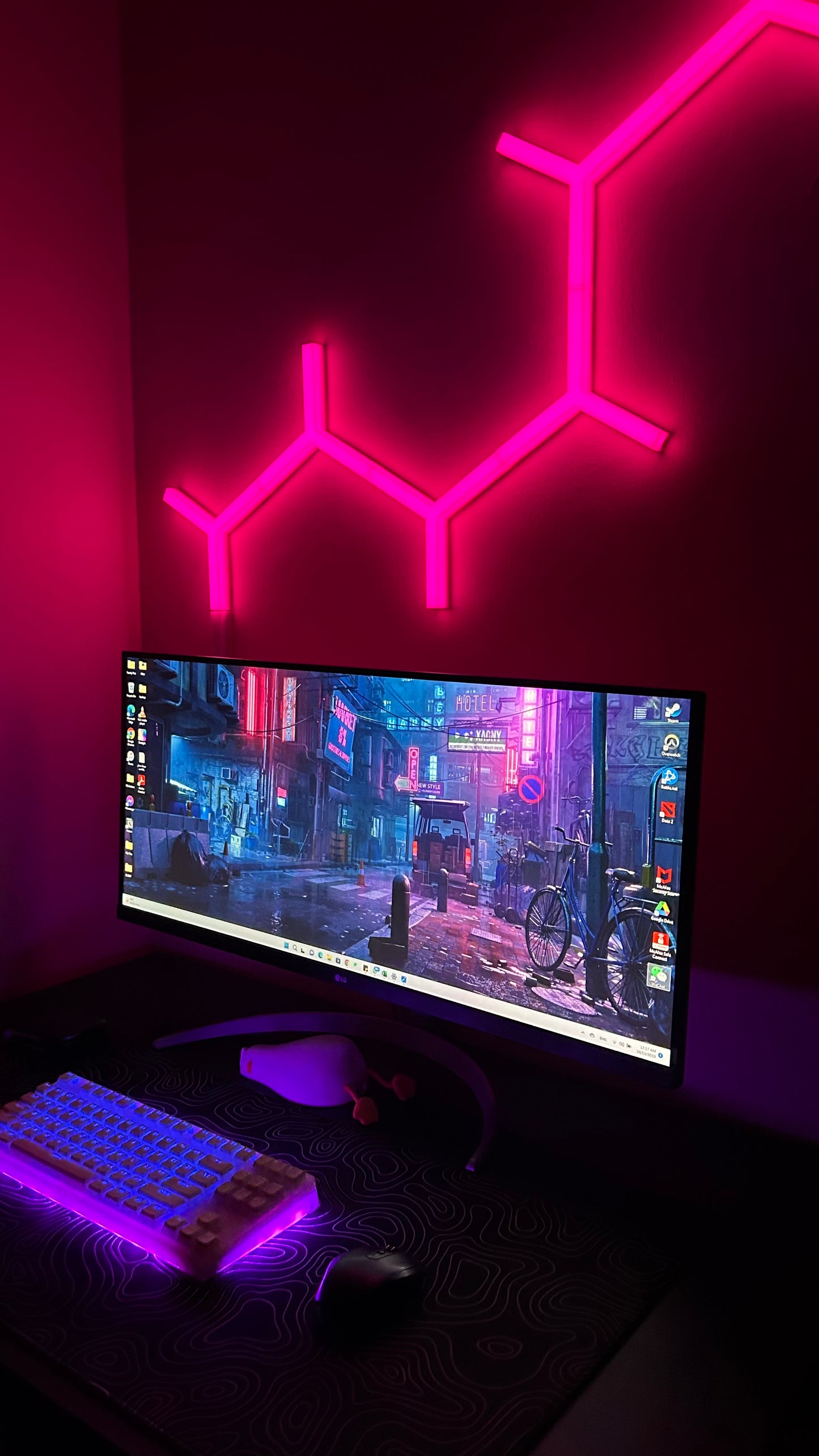 Honey Comb RGB Lights