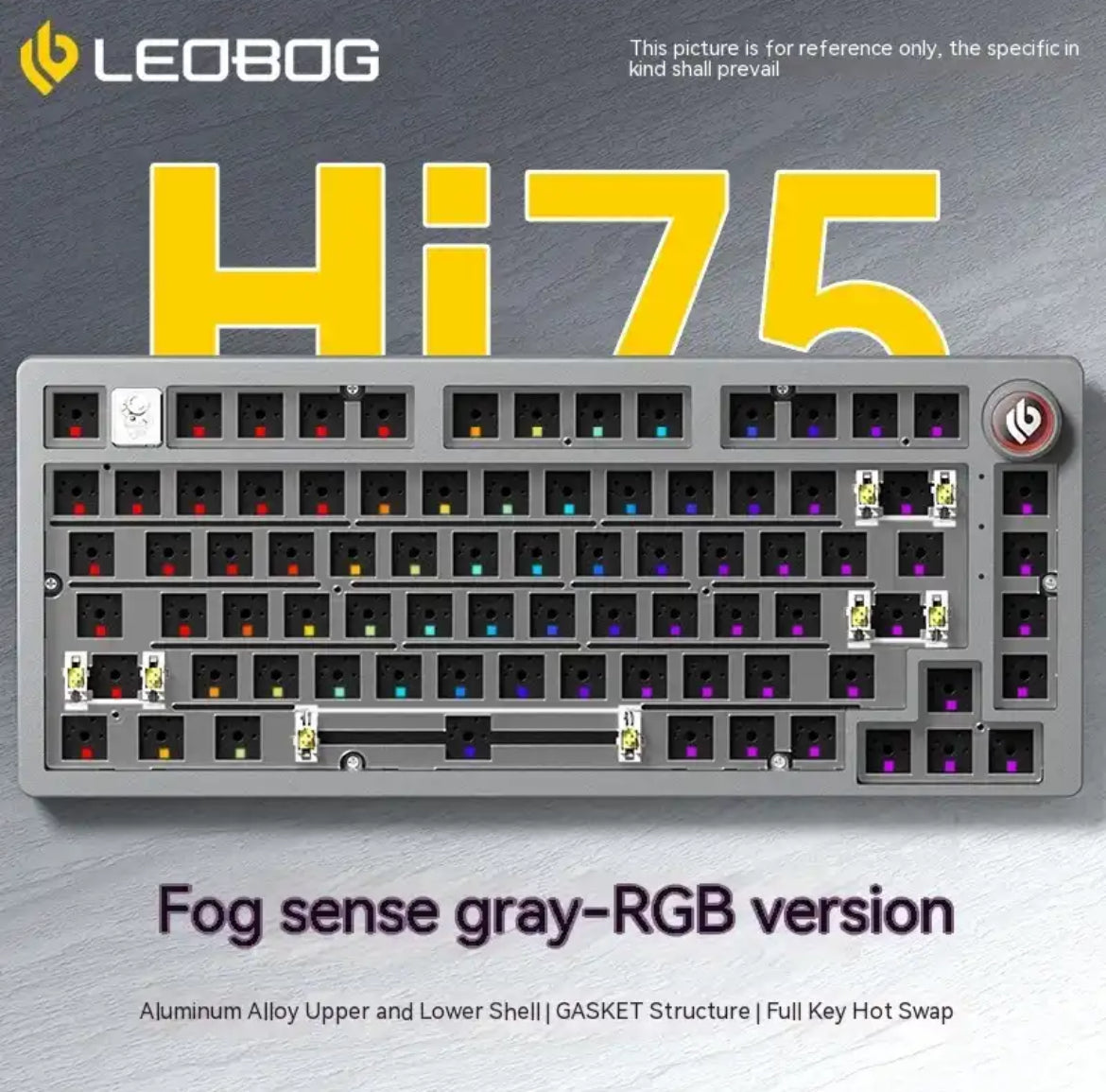 LEOBOG Hi75 Aluminum Alloy Wired Rgb Keyboard Kit