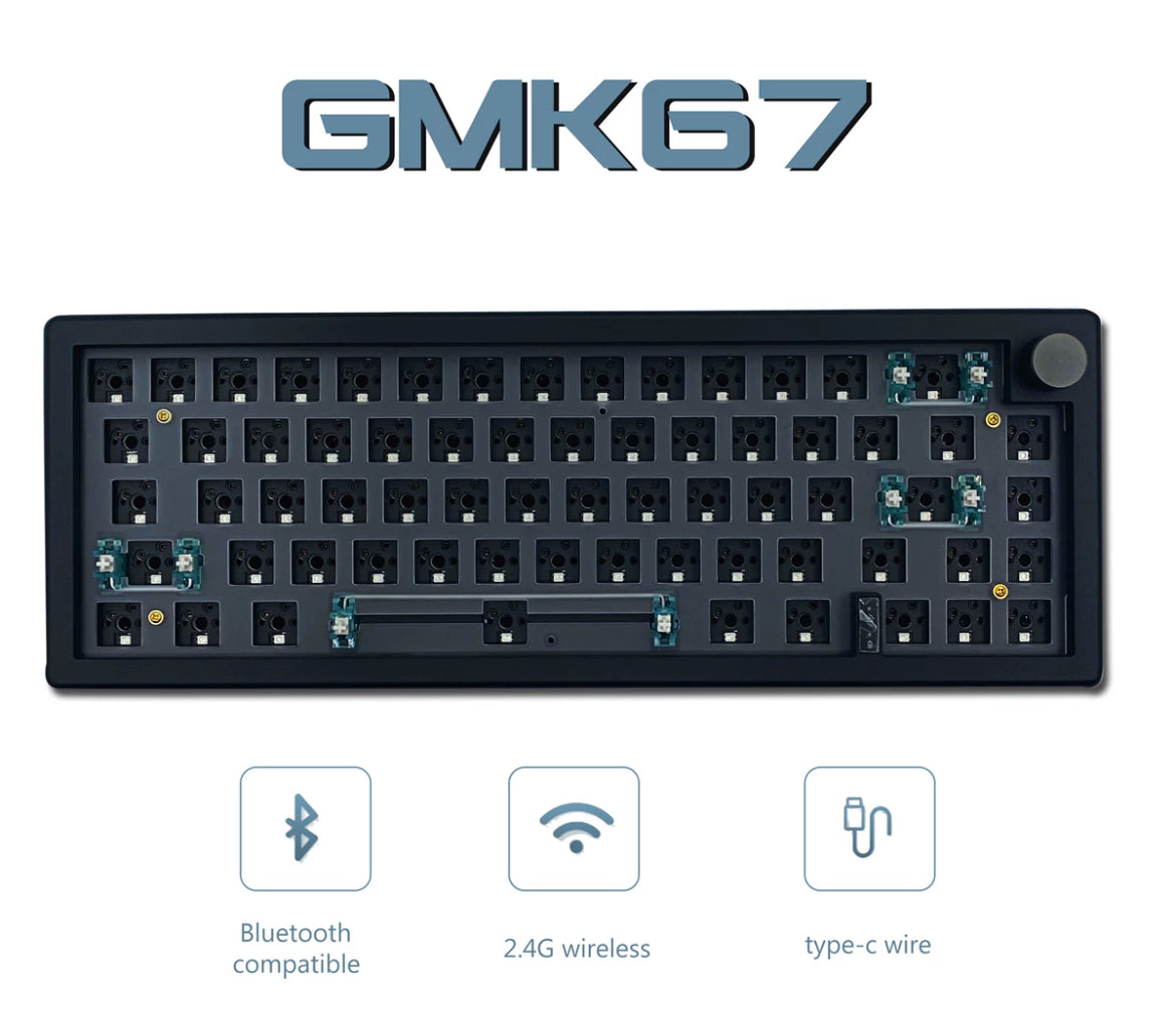 GMK67 Wireless RGB Mechanical Keyboard Kit ( 7 Colors )