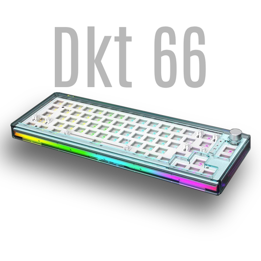 مجموعة لوحة المفاتيح الميكانيكية اللاسلكية Snake Dkt66 RGB