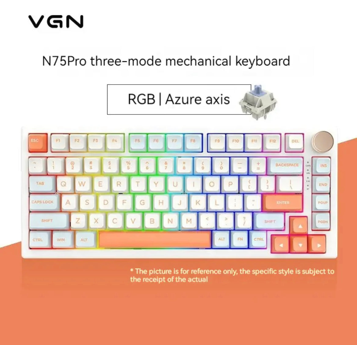 Vgn N75 Pro Wireless Keyboard Tri-mode