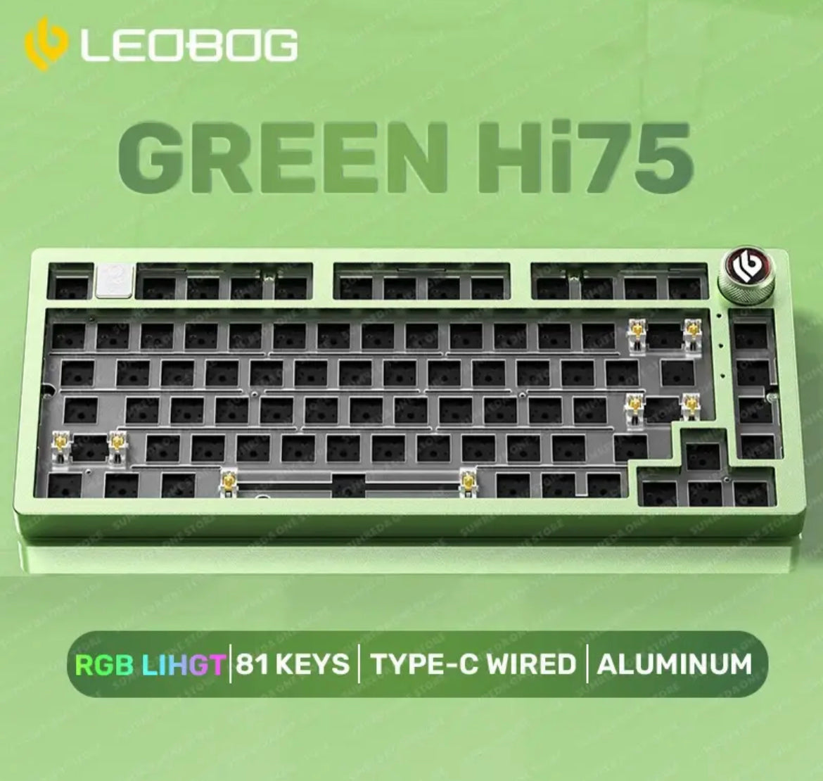 LEOBOG Hi75 Aluminum Alloy Wired Rgb Keyboard Kit