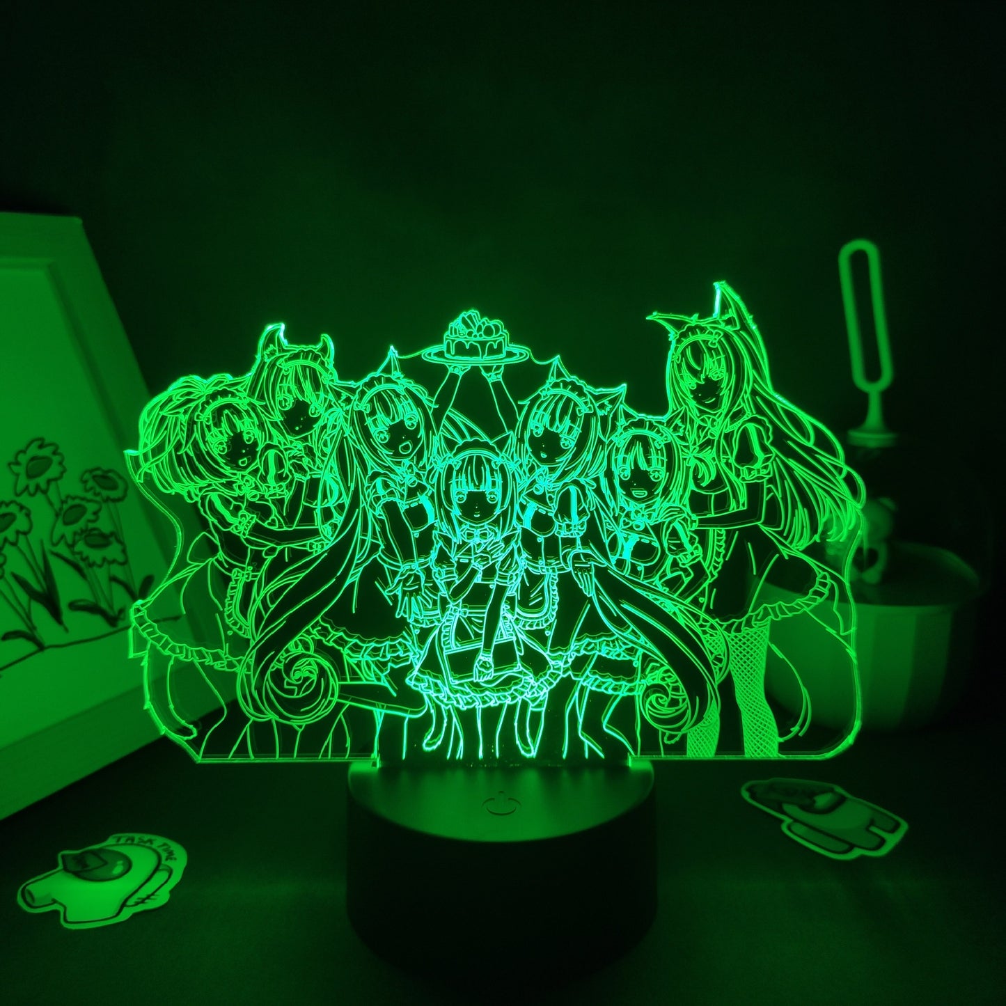 Nekopara Figure Collection 3D LED Neon Night Light