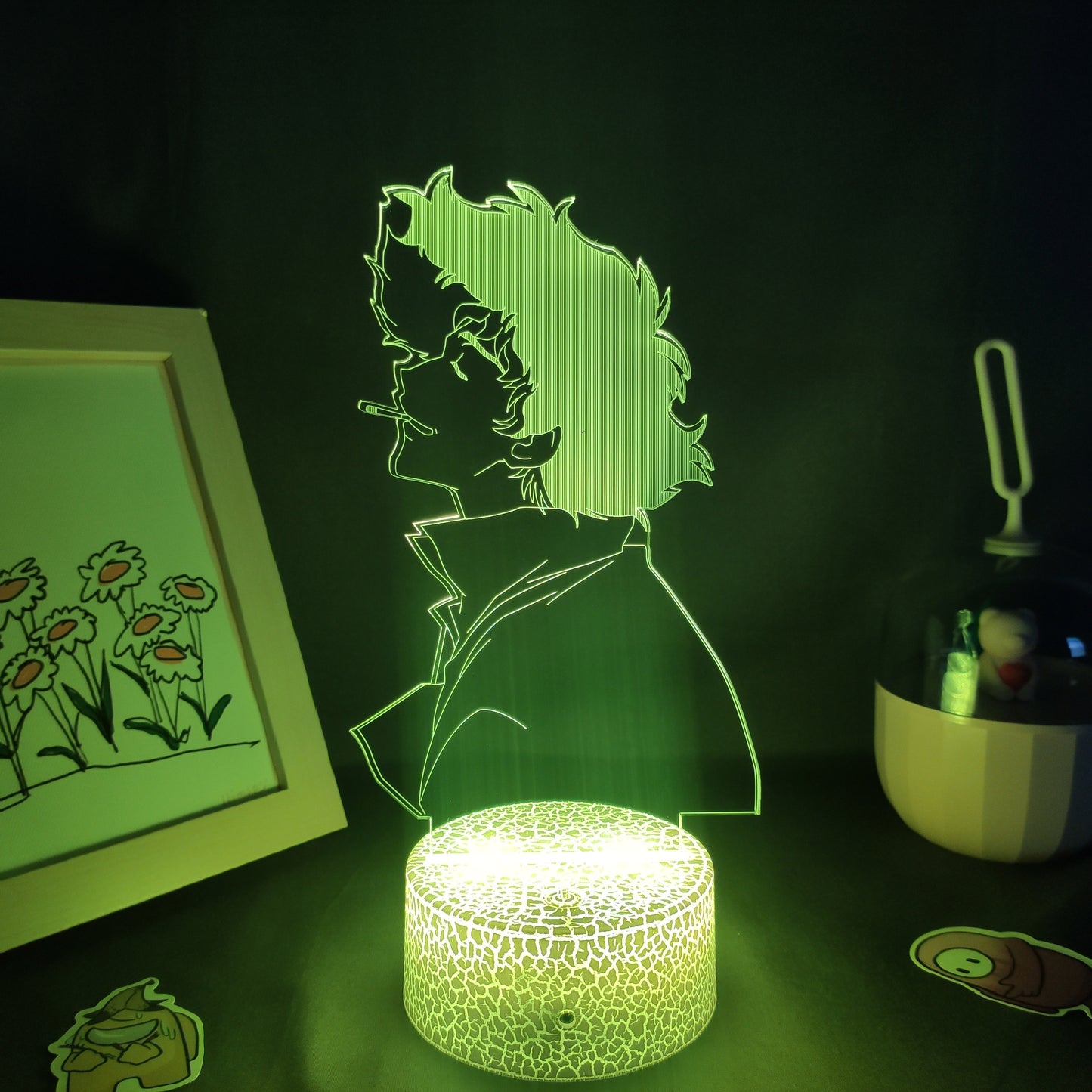 Cowboy Bebop Figures Spike Spiegel 3D Lamps