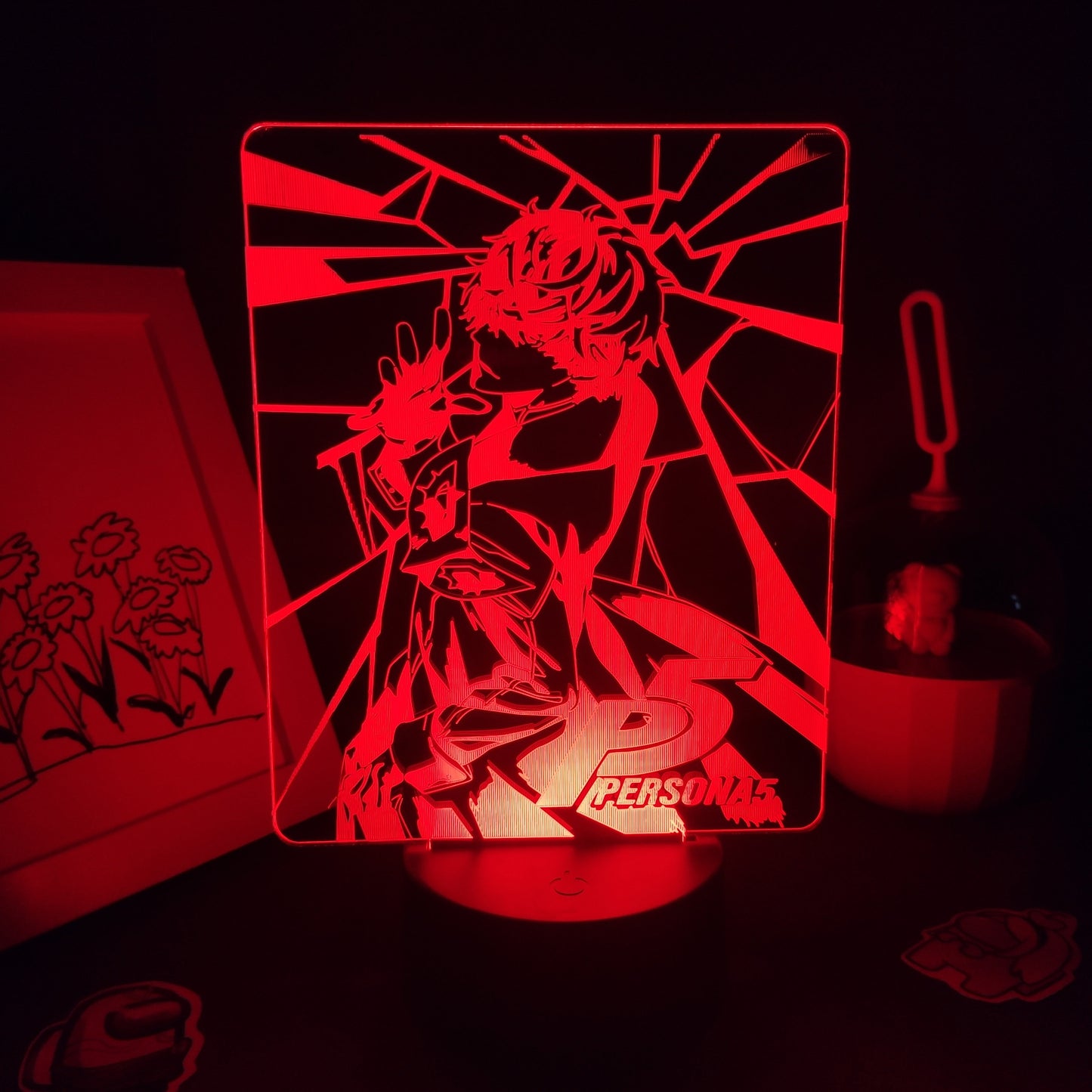 Persona 5 P5 Game Figure Ren Amamiya 3D Night Light