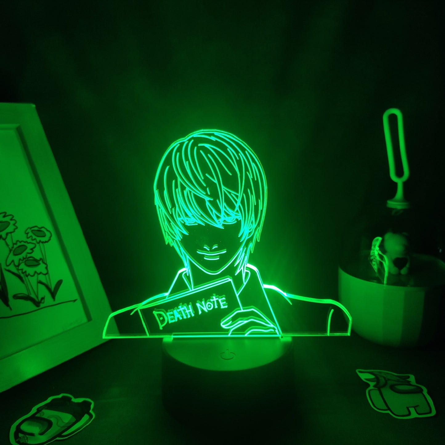 Death Note Yagami Light 3D Led Lamps Night Lights