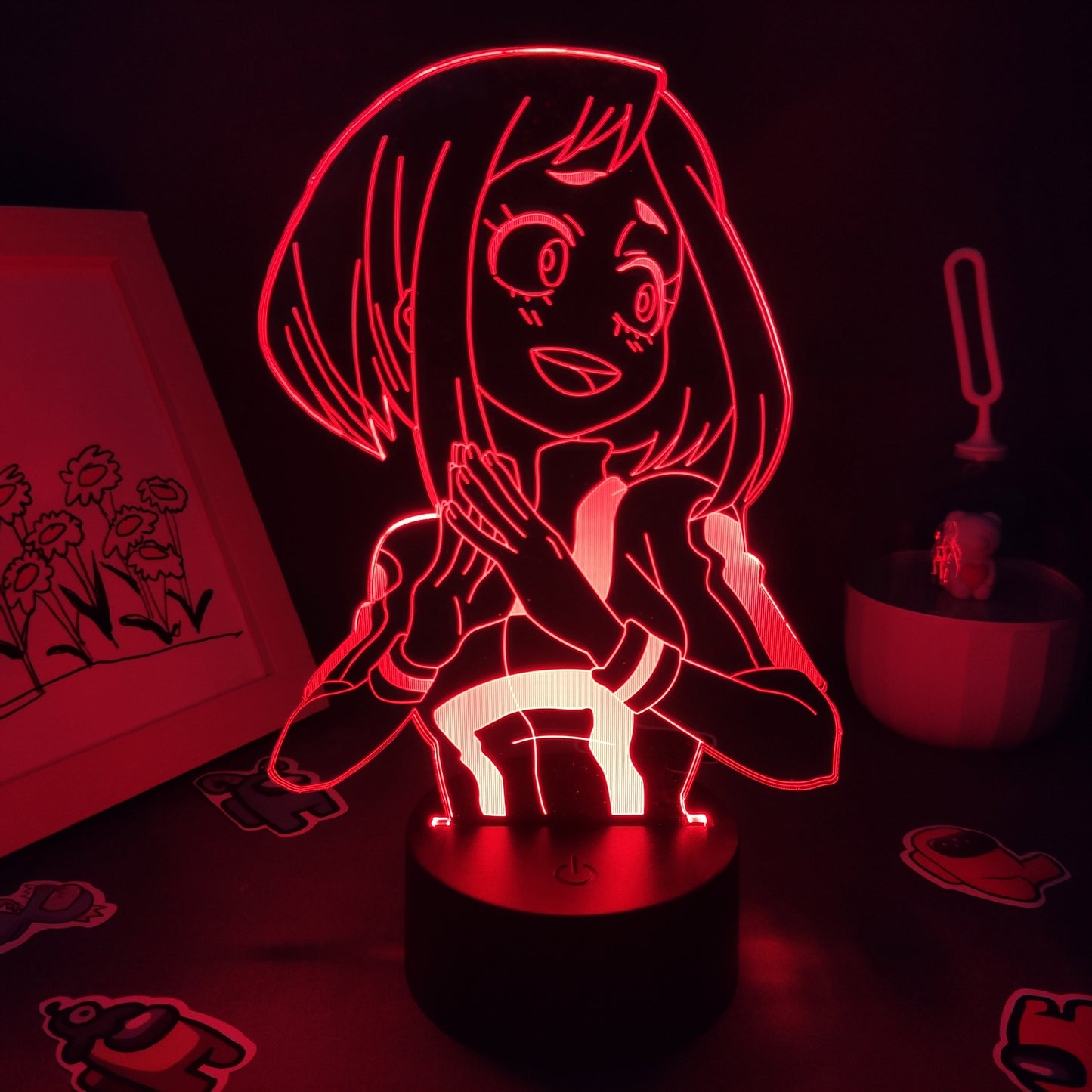 My Hero Academia Figure Ochako Uraraka Lamp