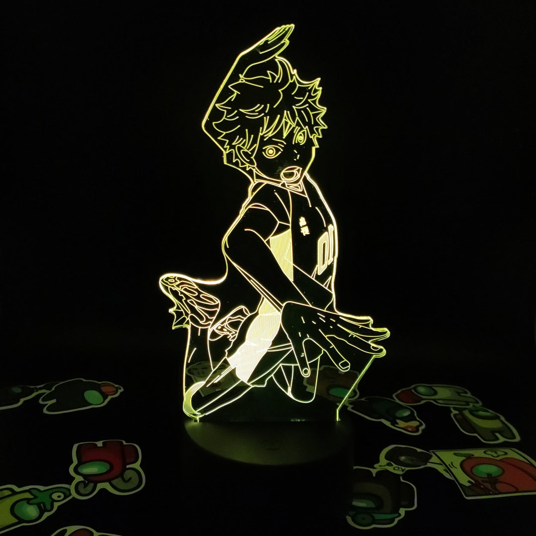 Haikyuu Hinata Shoyo 3D illusion Night light