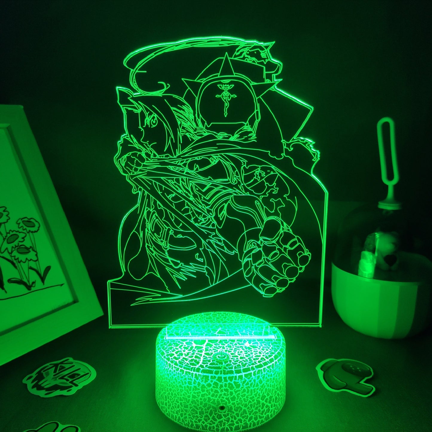 Fullmetal Alchemist Edward Elric Night Light