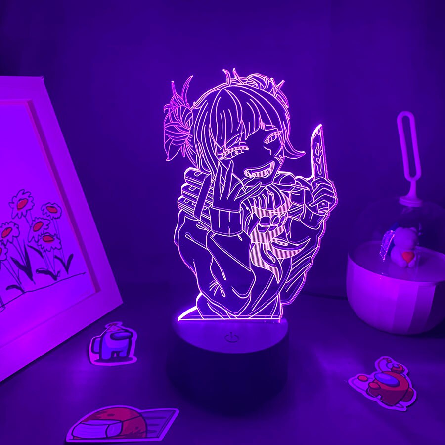 Figure Toga Himiko 3D Night Lights