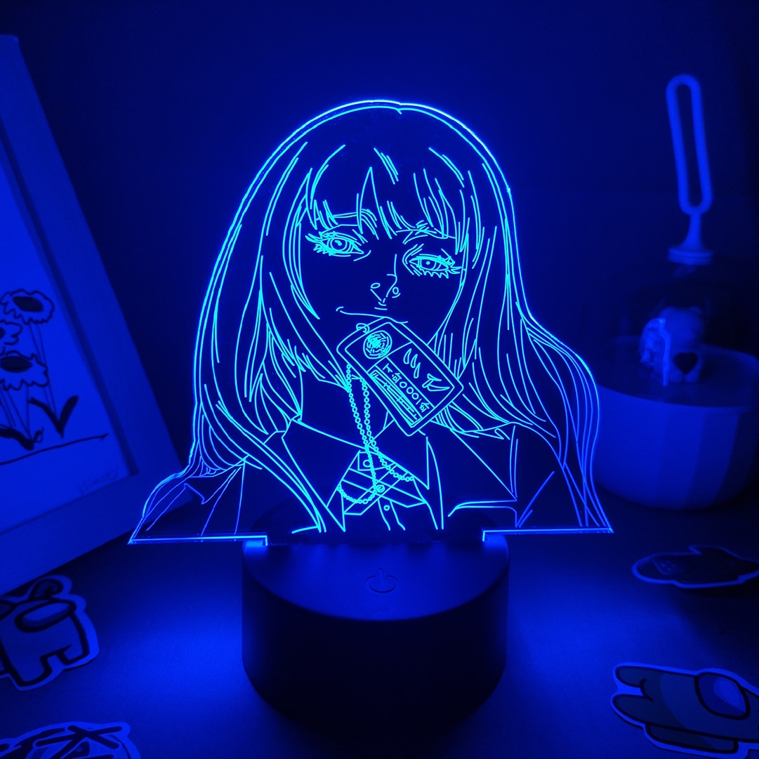 Kakegurui 3D LED RGB Neon Night Lights