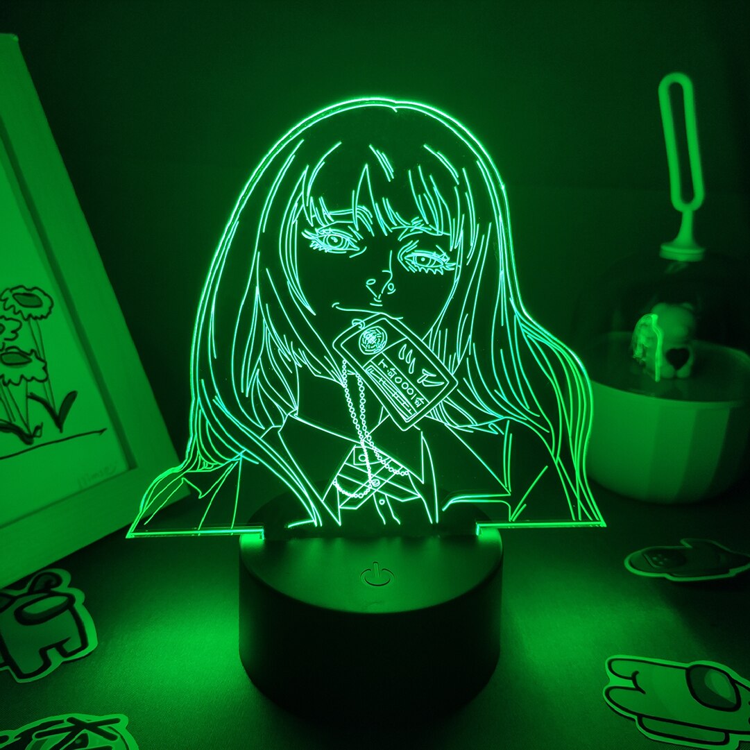 Kakegurui 3D LED RGB Neon Night Lights