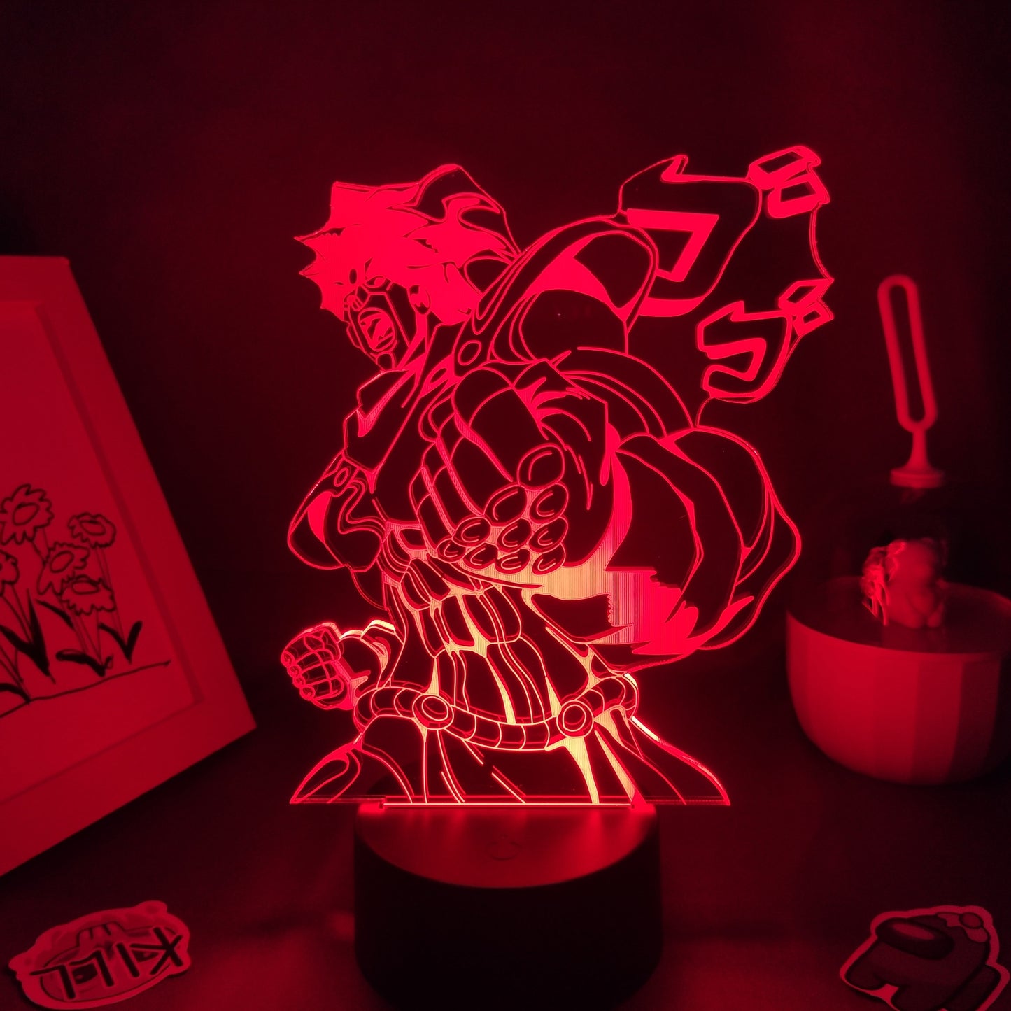 JoJos Bizarre Adventure Jonathan Joestar 3D Lava Lamp