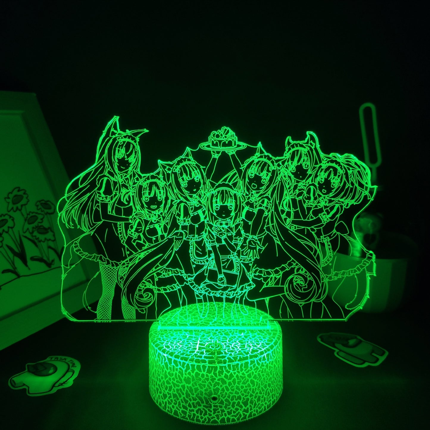 Nekopara Figure Collection 3D LED Neon Night Light