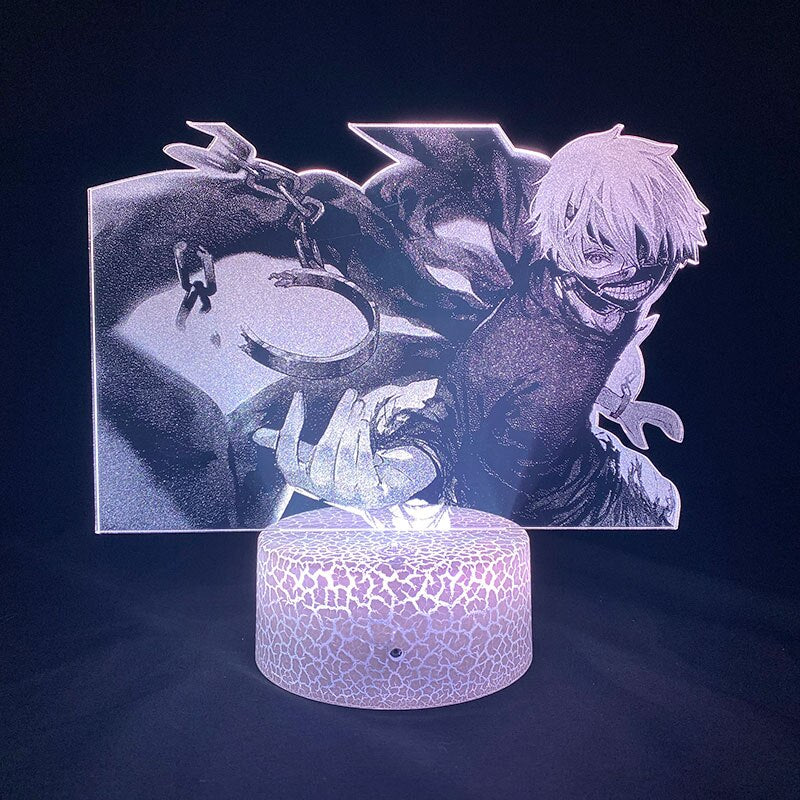 Tokyo Ghoul Figure Ken Kaneki Sasaki Yes 3D Picture Lamp