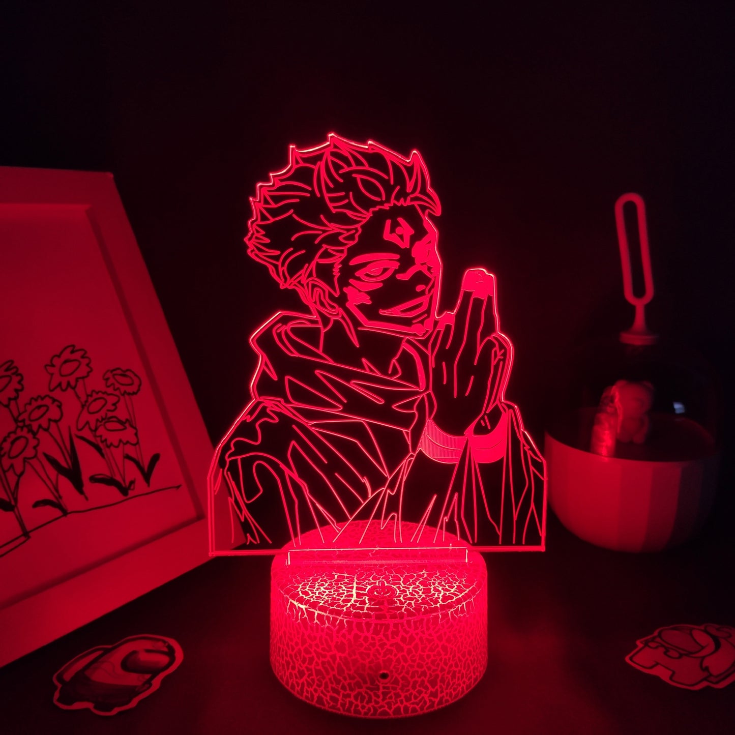 Jujutsu Kaisen Yuji Itadori Ryomen Sukuna Lamp