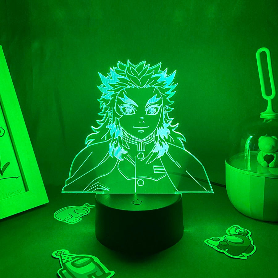 Demon Slayer Figure Kyojuro Rengoku 3D Lamp