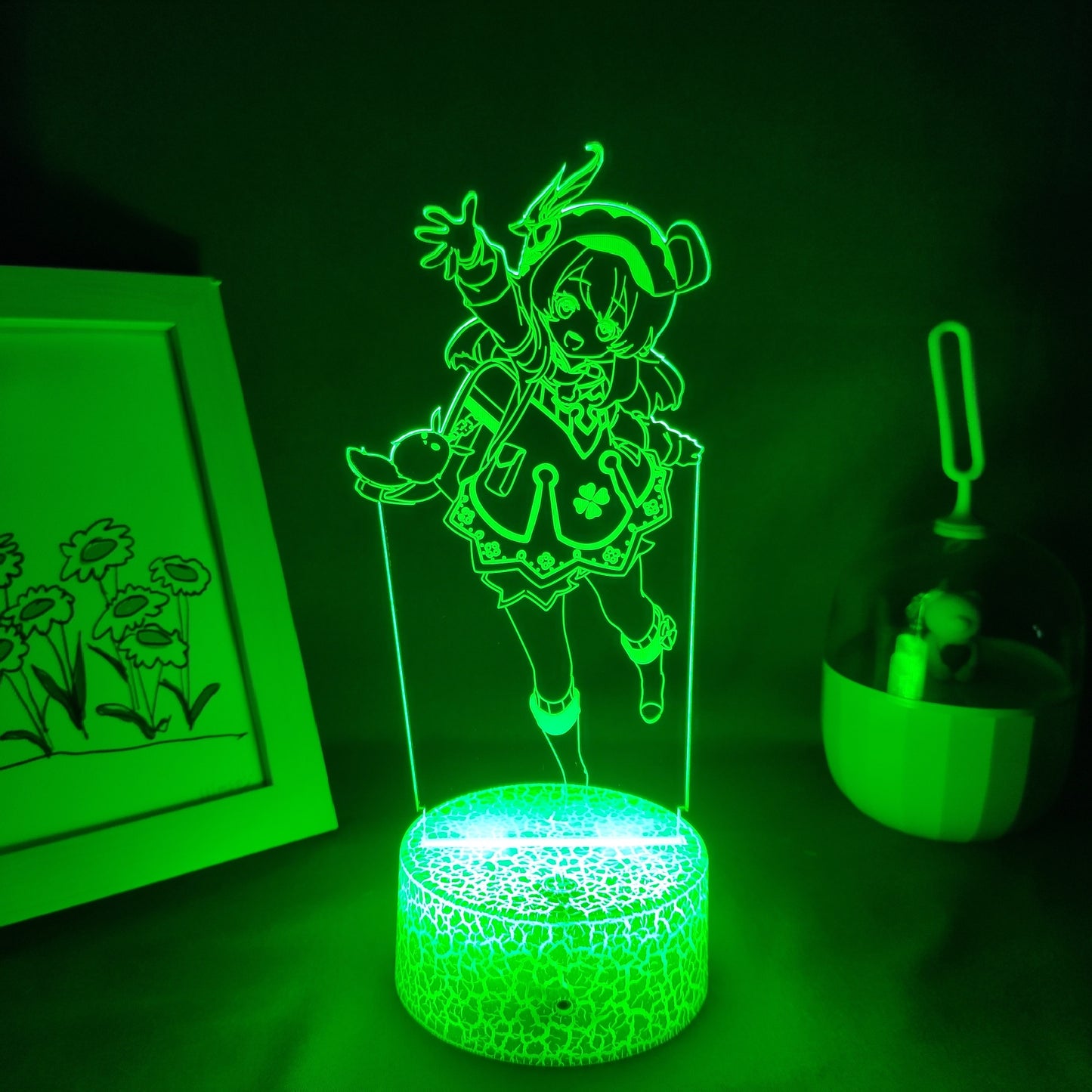 Genshin Impact Game Figure Klee 3D Lava Lamp