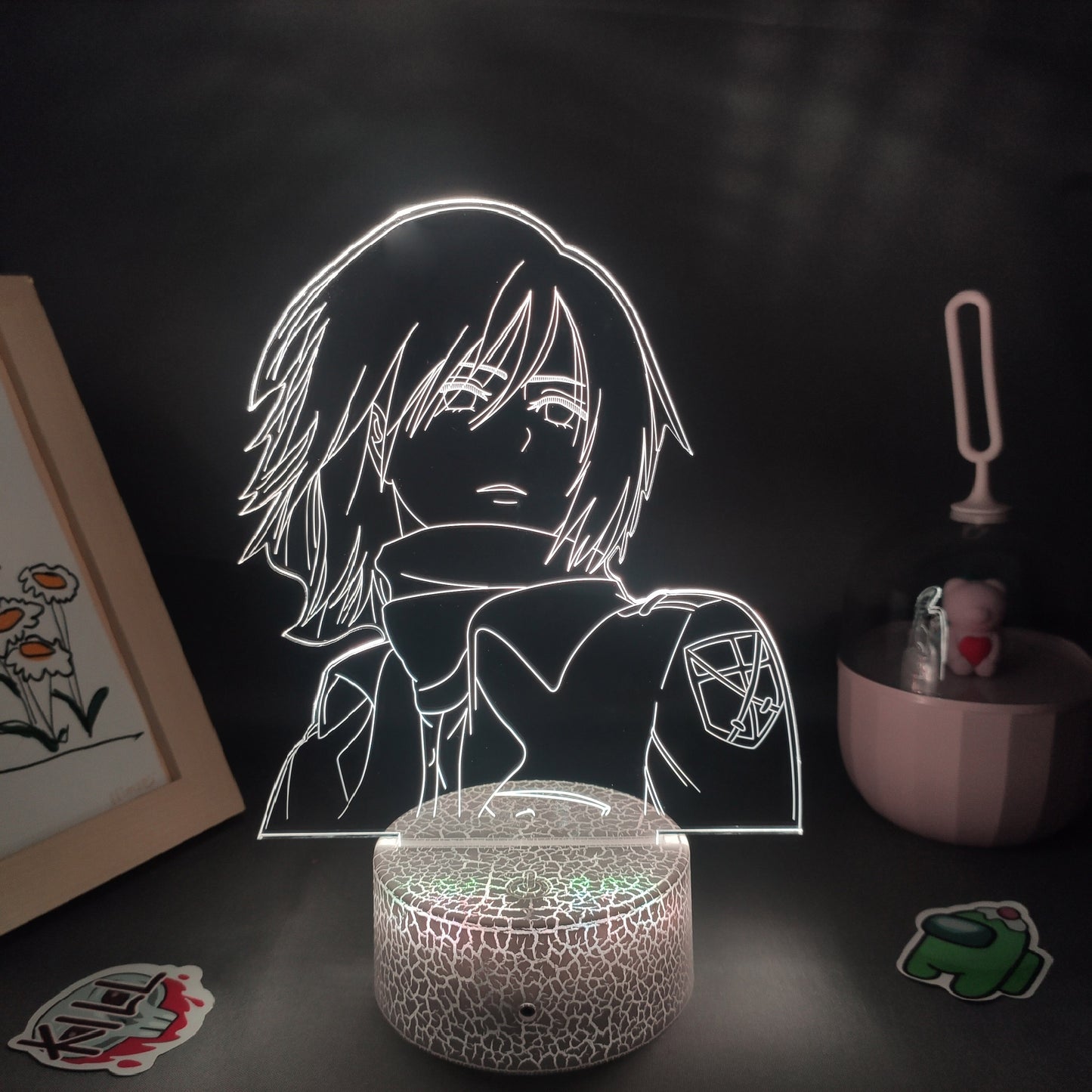 Mikasa Ackerman Attack on Titan 3D Lava Lamp