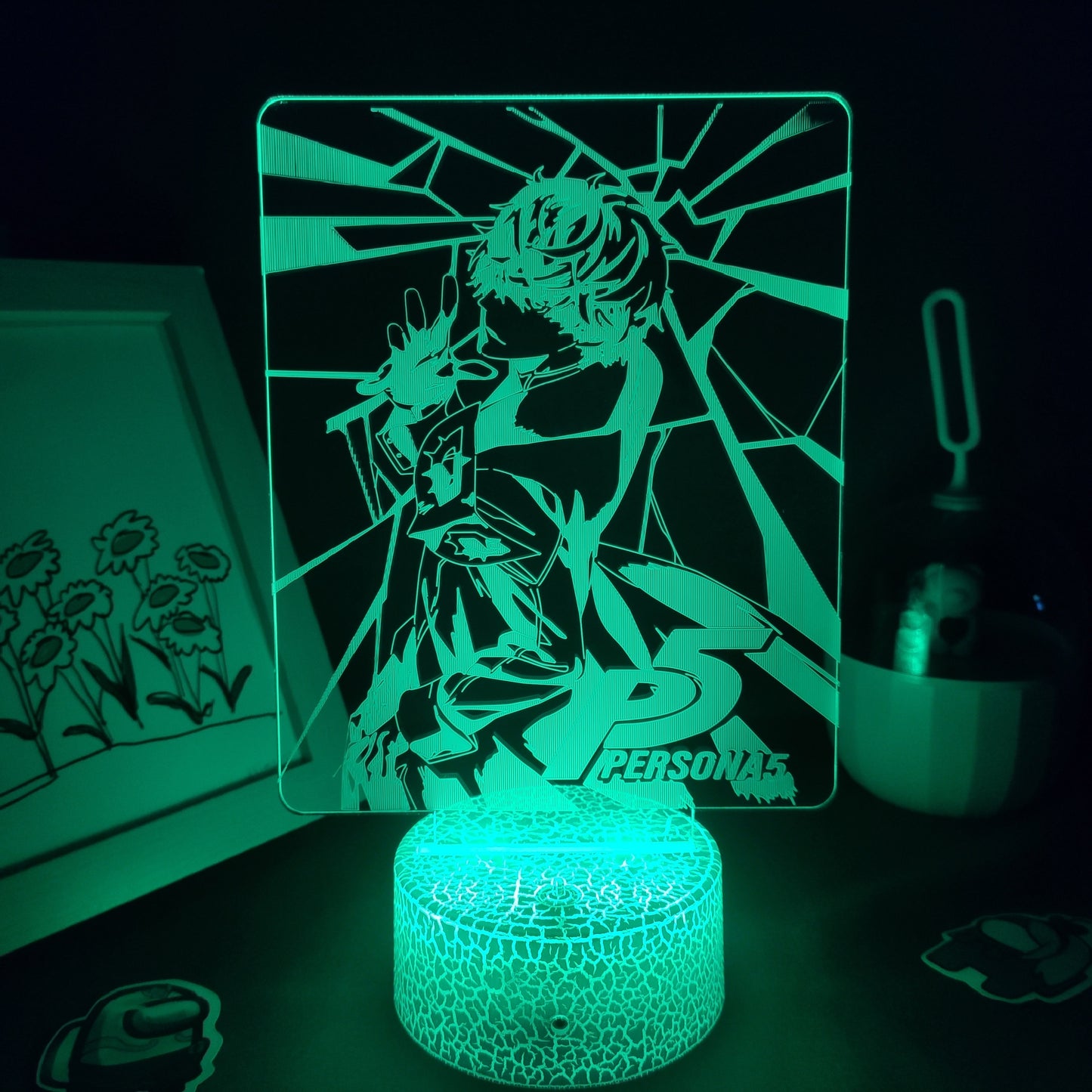 Persona 5 P5 Game Figure Ren Amamiya 3D Night Light