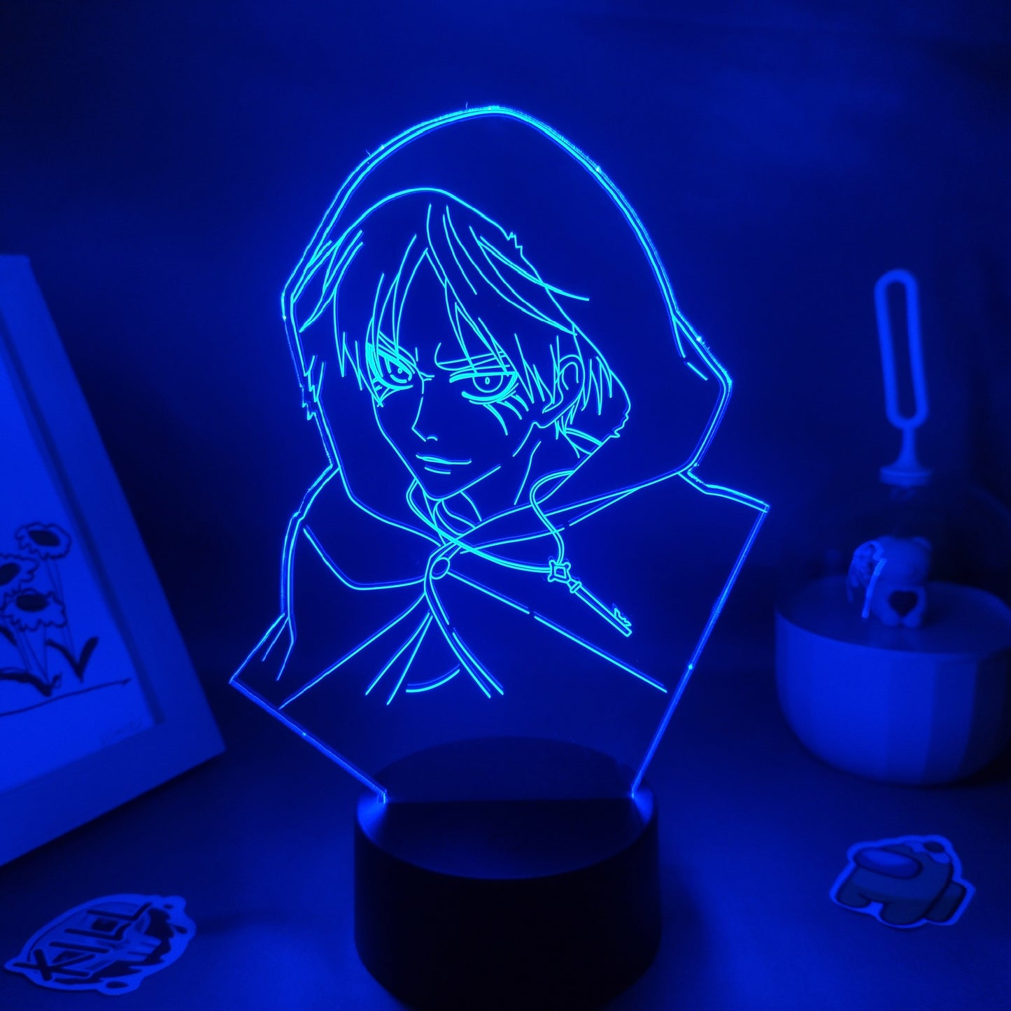 Eren Yeager Attack on Titan Neon Night Lights