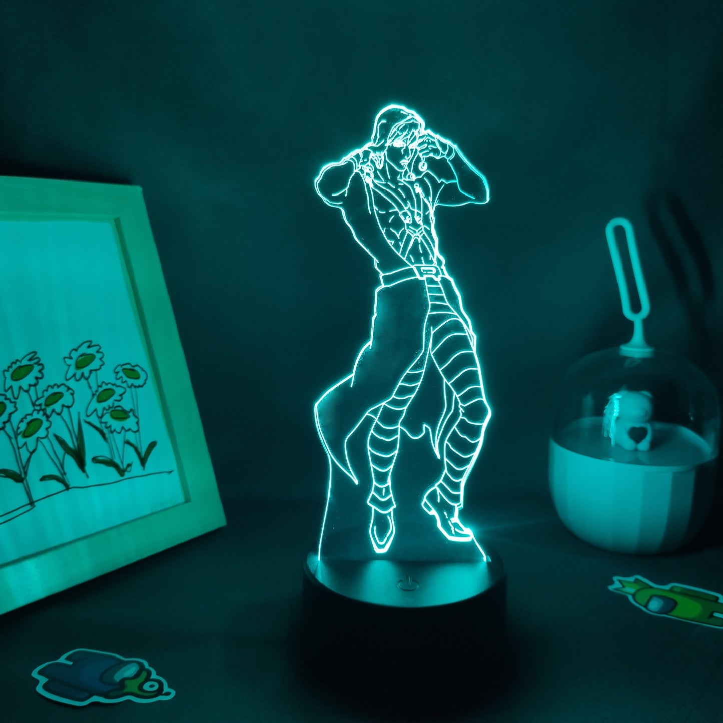 JoJo Bizarre Adventure Figure Risotto Nero 3D Lamps