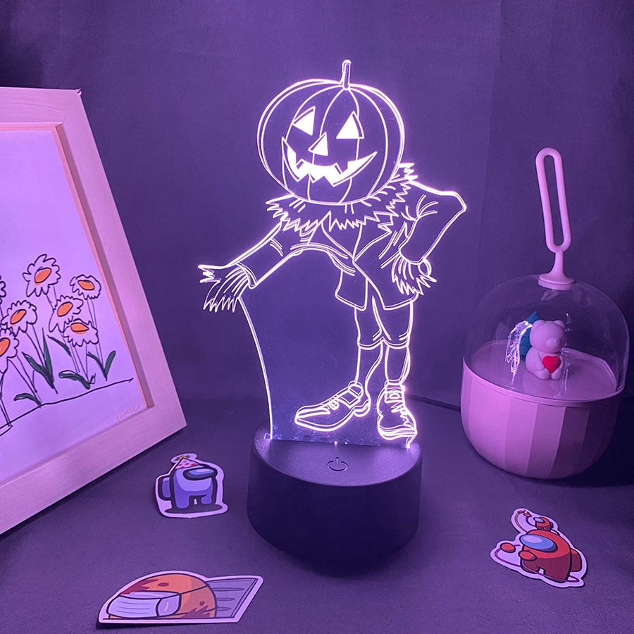 Halloween 3D Pumpkin LED Lava Lamp