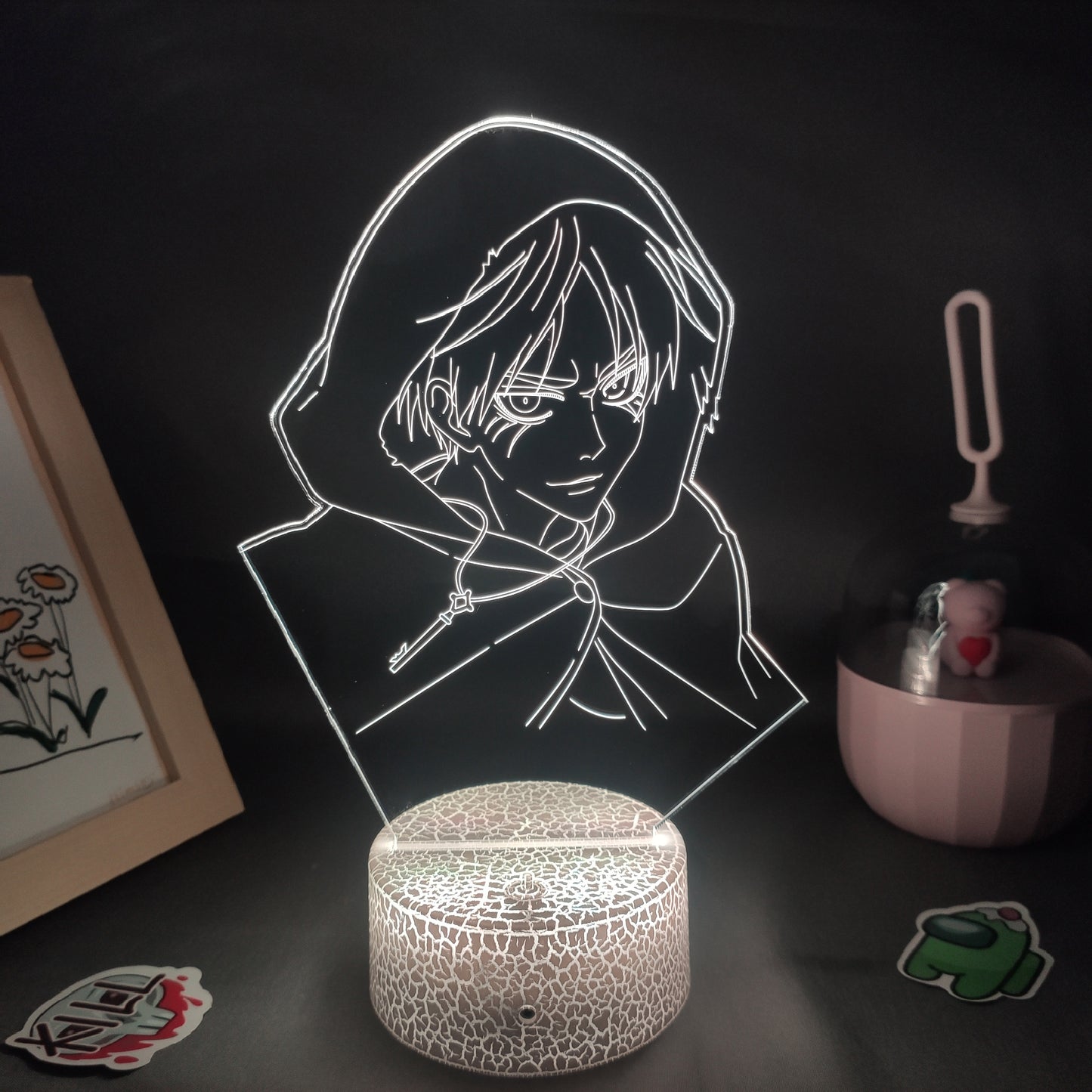 Eren Yeager Attack on Titan Neon Night Lights